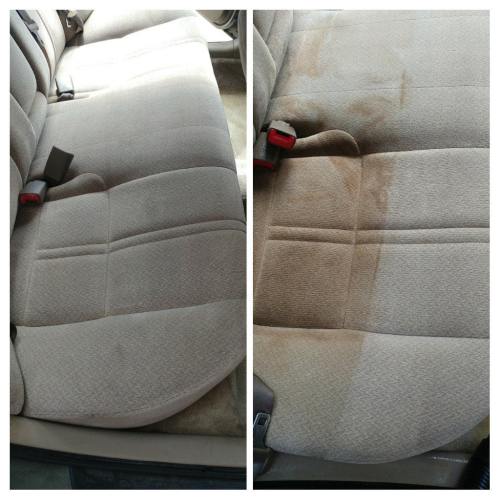 Before and after cleaning