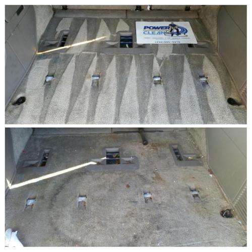 Before and after cleaning