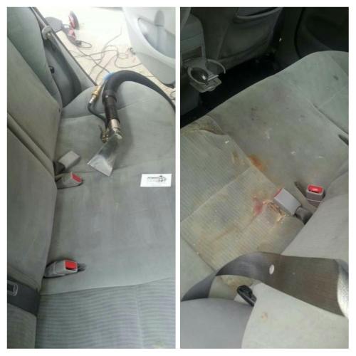 Before and after cleaning