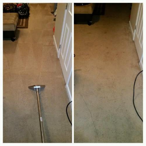 Before and after cleaning