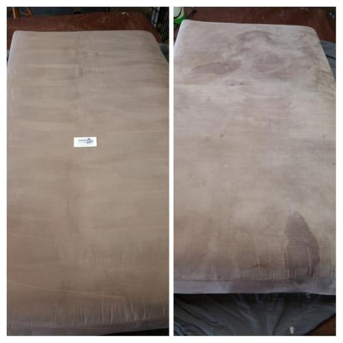 Before and after cleaning