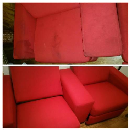 Before and after cleaning