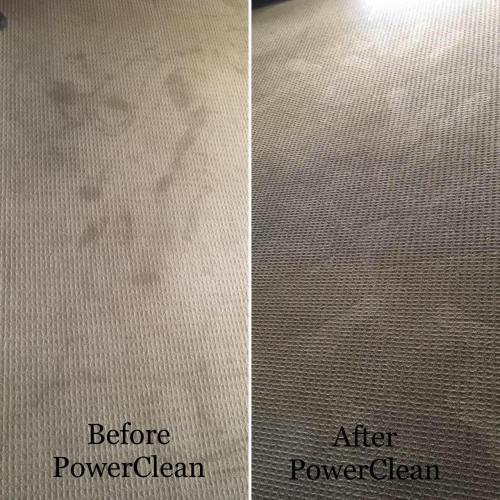 Before and after cleaning
