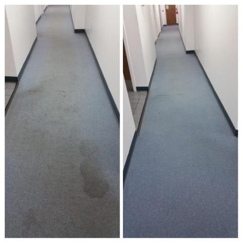 Before and after cleaning