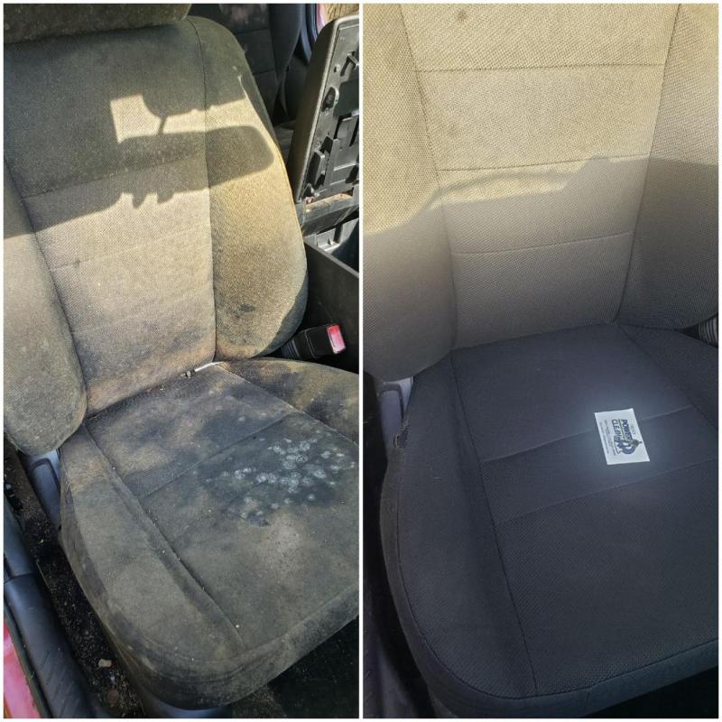 Before and after cleaning