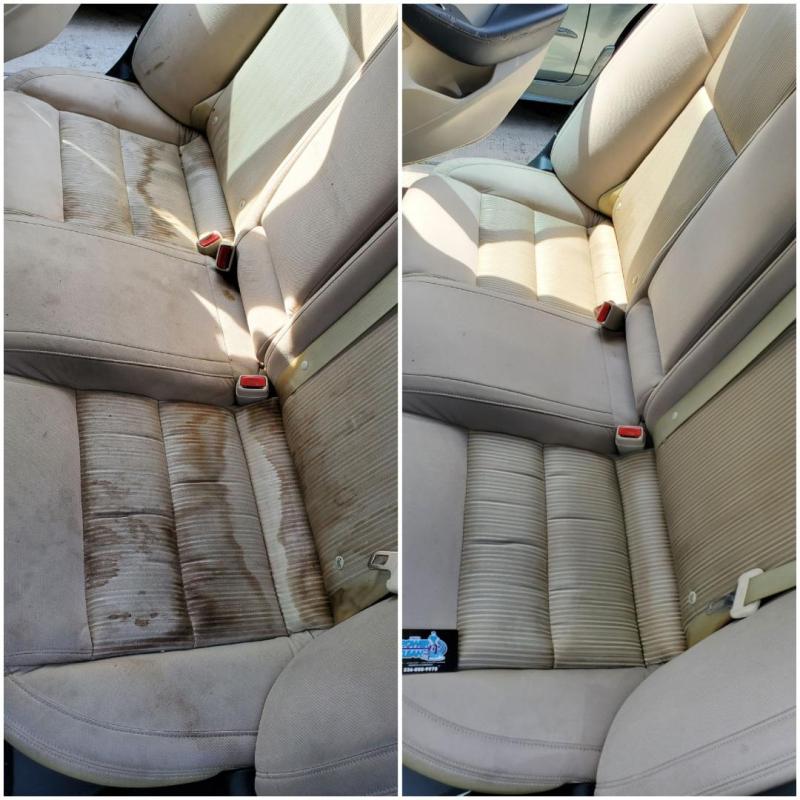 Before and after cleaning