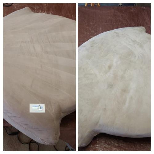 Before and after cleaning